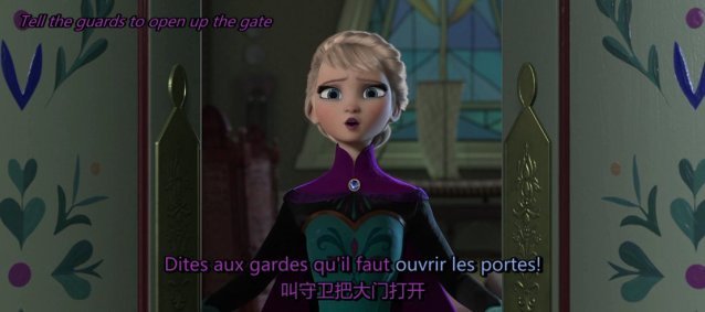 《冰雪奇缘》法语版