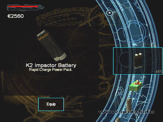 K2 Impactor 电池