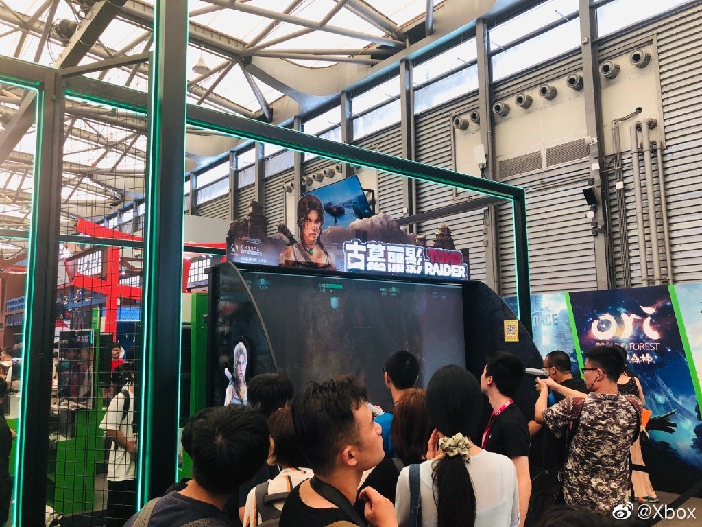 CJ2019的Xbox展区(Xbox微博)